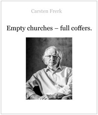Cover: Carsten Frerk: Empty churches – full coffers.